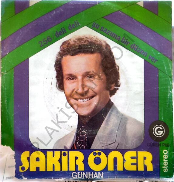 Şakir Öner Günhan -  Deli Deli 45 lik PLAK