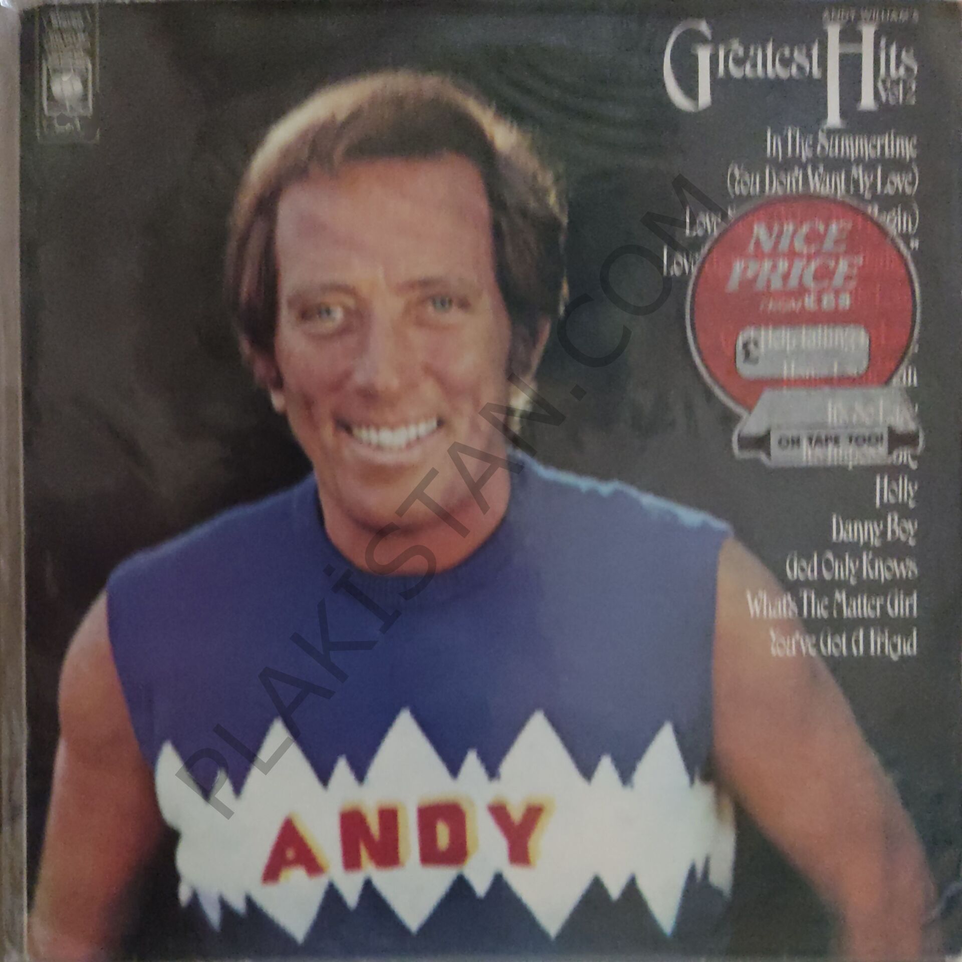 Andy Williams – Andy William's Greatest Hits Vol 2 -  LP PLAK