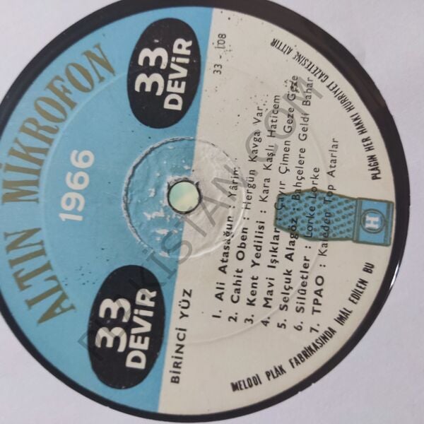 Altın Mikrofon 1966 Lp PLAK