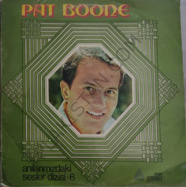 PAT BOONE -ANILARIMIZDAKİ SESLER SERİSİ 33 LÜK LP PLAK