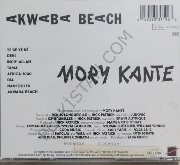Mory Kante ye Ké Yé Ké CD