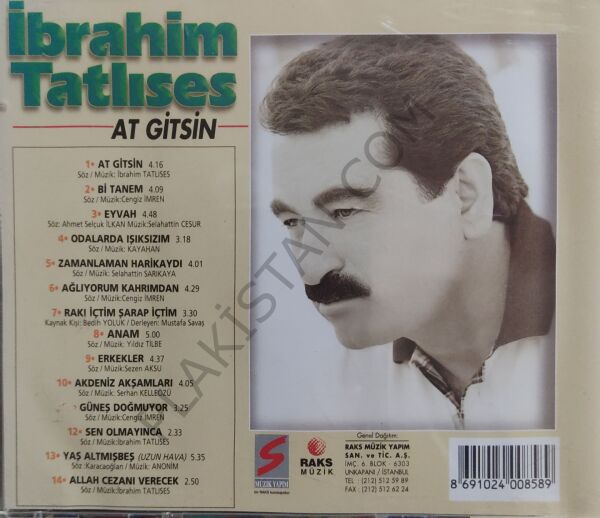 İbrahim Tatlıses – At Gitsin CD