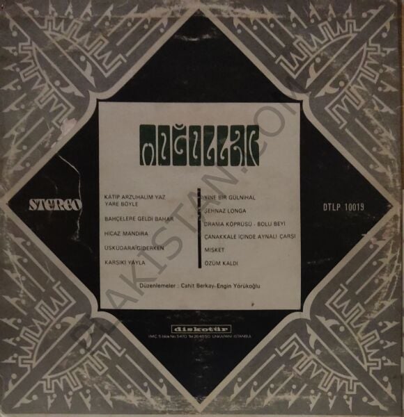 Moğollar  Diskotür LP PLAK