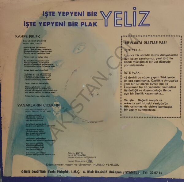 Yeliz Kahpe Felek LP