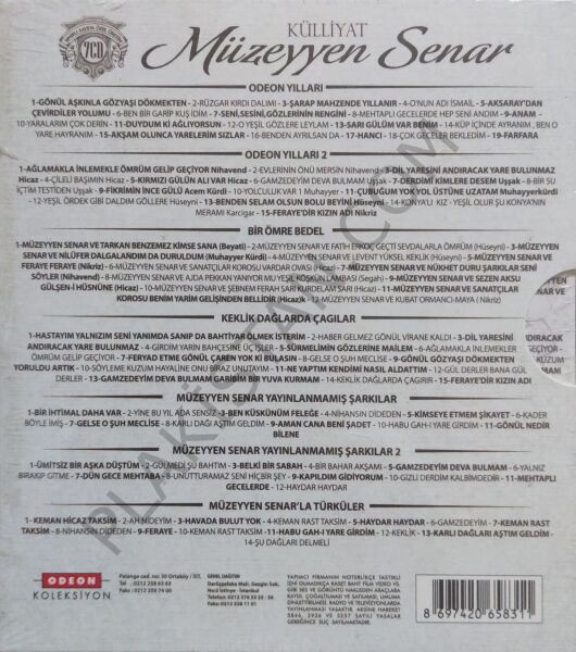 Müzeyyen Senar Külliyat Set 7 CD lik.