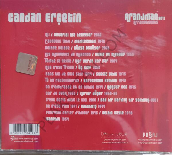 Candan Erçetin Arajman2011 CD
