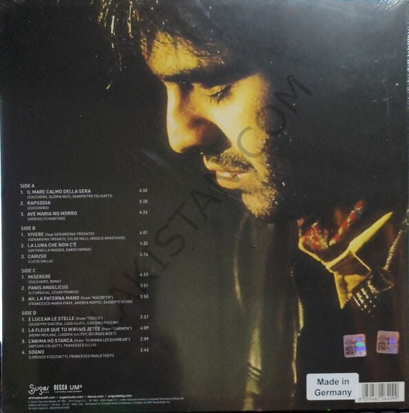 Andrea Bocelli - Il Mare calmo della Sera 2 LP PLAK