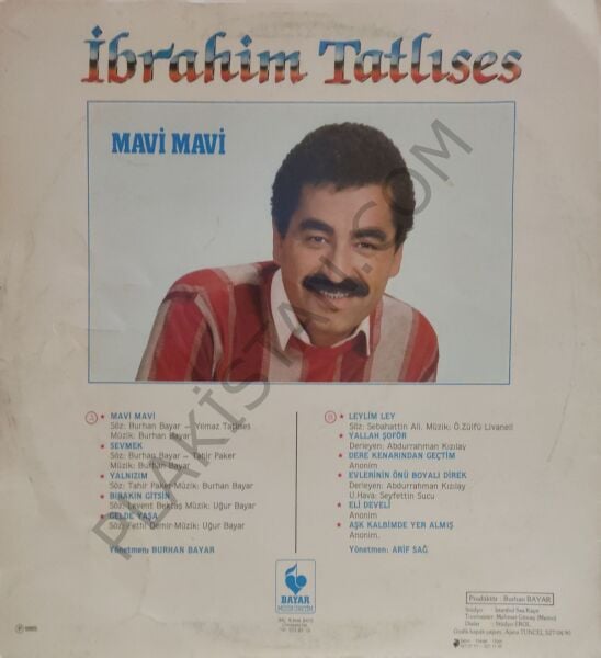 İbrahim Tatlıses Mavi Mavi LP