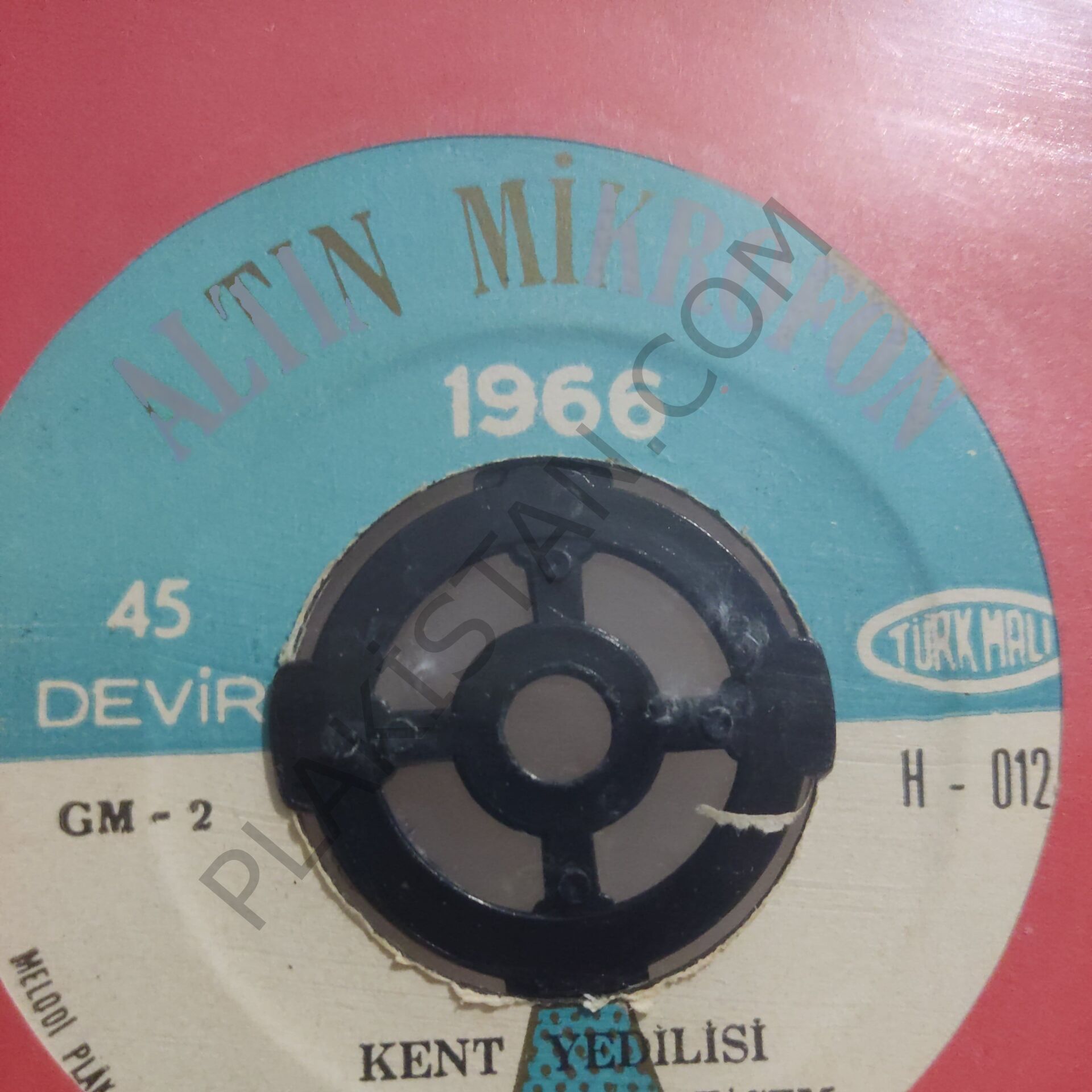 Kent Yedilisi Mühür Gözlüm 45lik PLAK