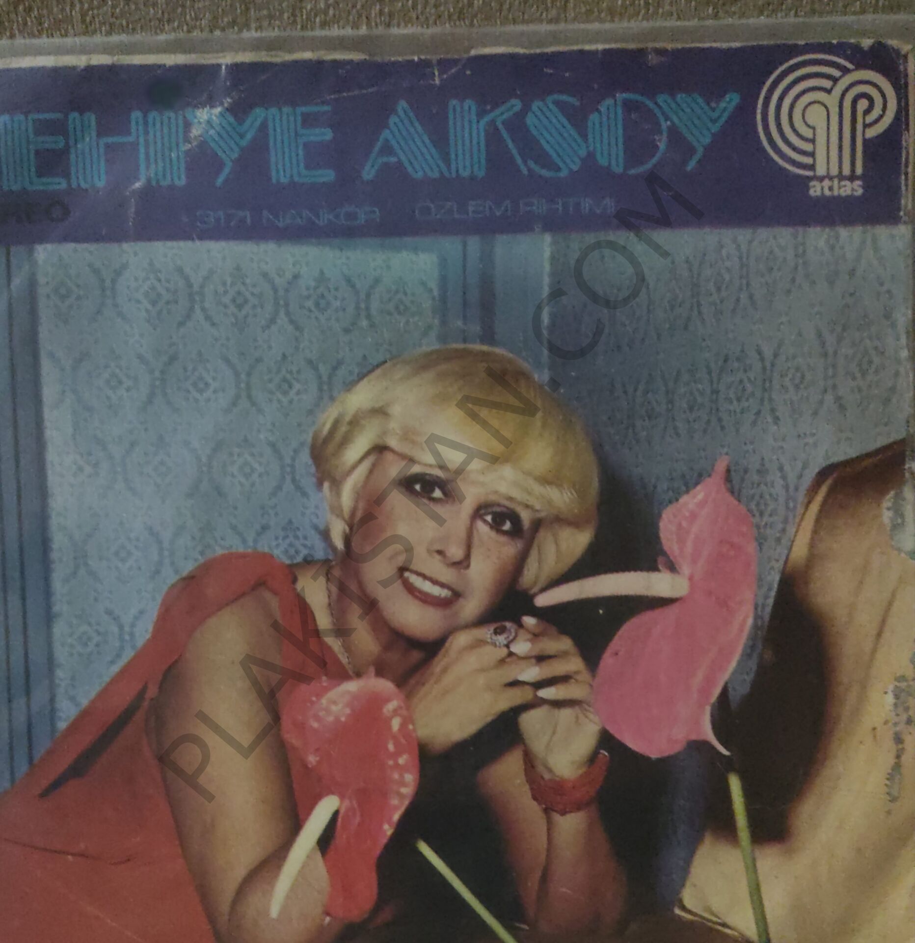 Behiye Aksoy- Atlas kapak -  Nankör 45lik PLAK
