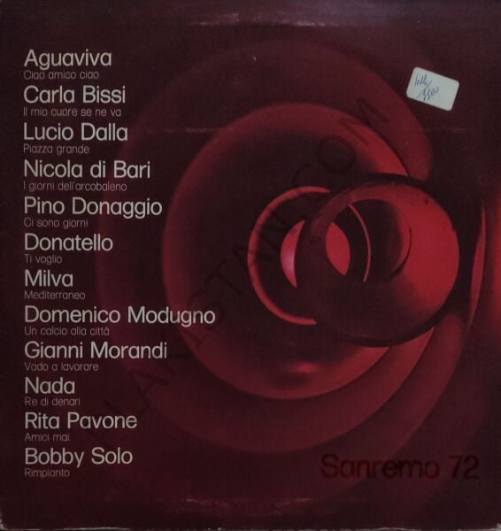 Sanremo 72 LP PLAK