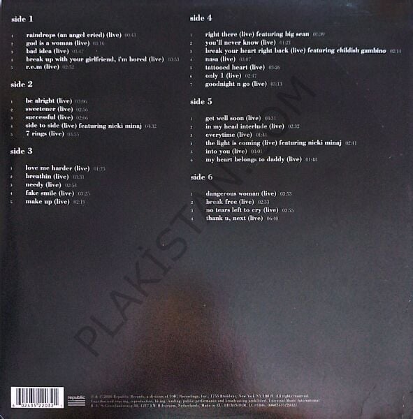 K Bye For Now -Swt Live 3 LP PLAK