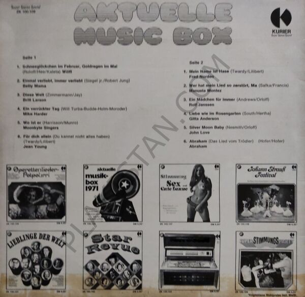 Aktuelle Music Box LP PLAK