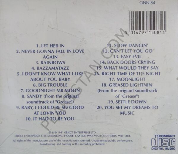 John Travolta – You Set My Dreams to Music CD