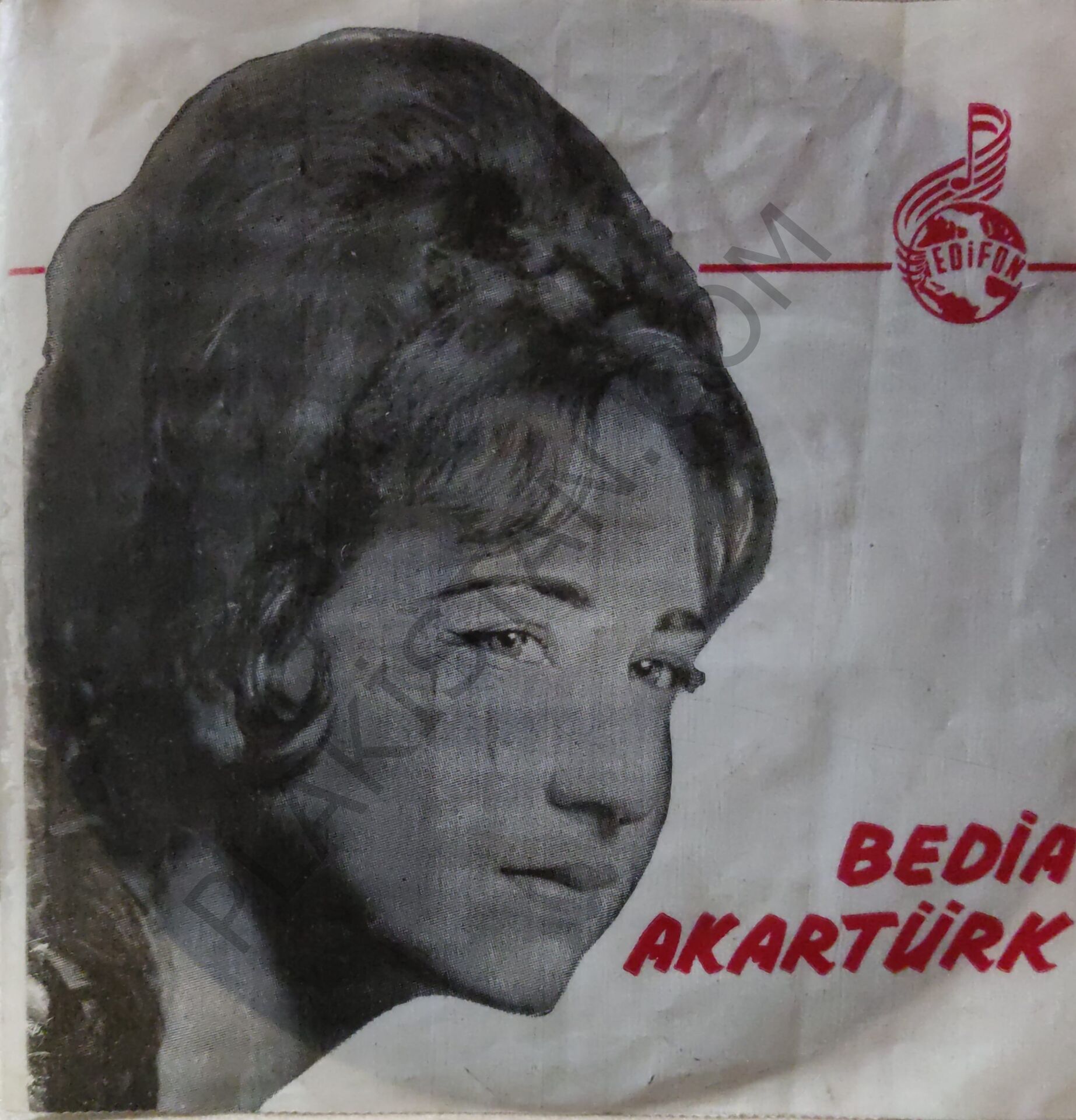 Bedia Akartürk Mini Long Play  Urfa dvanı 45 lik PLAK