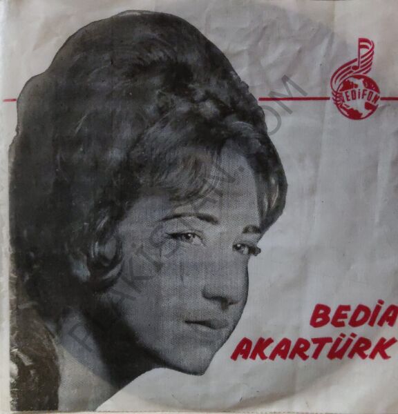 Bedia Akartürk Mini Long Play  Urfa dvanı 45 lik PLAK