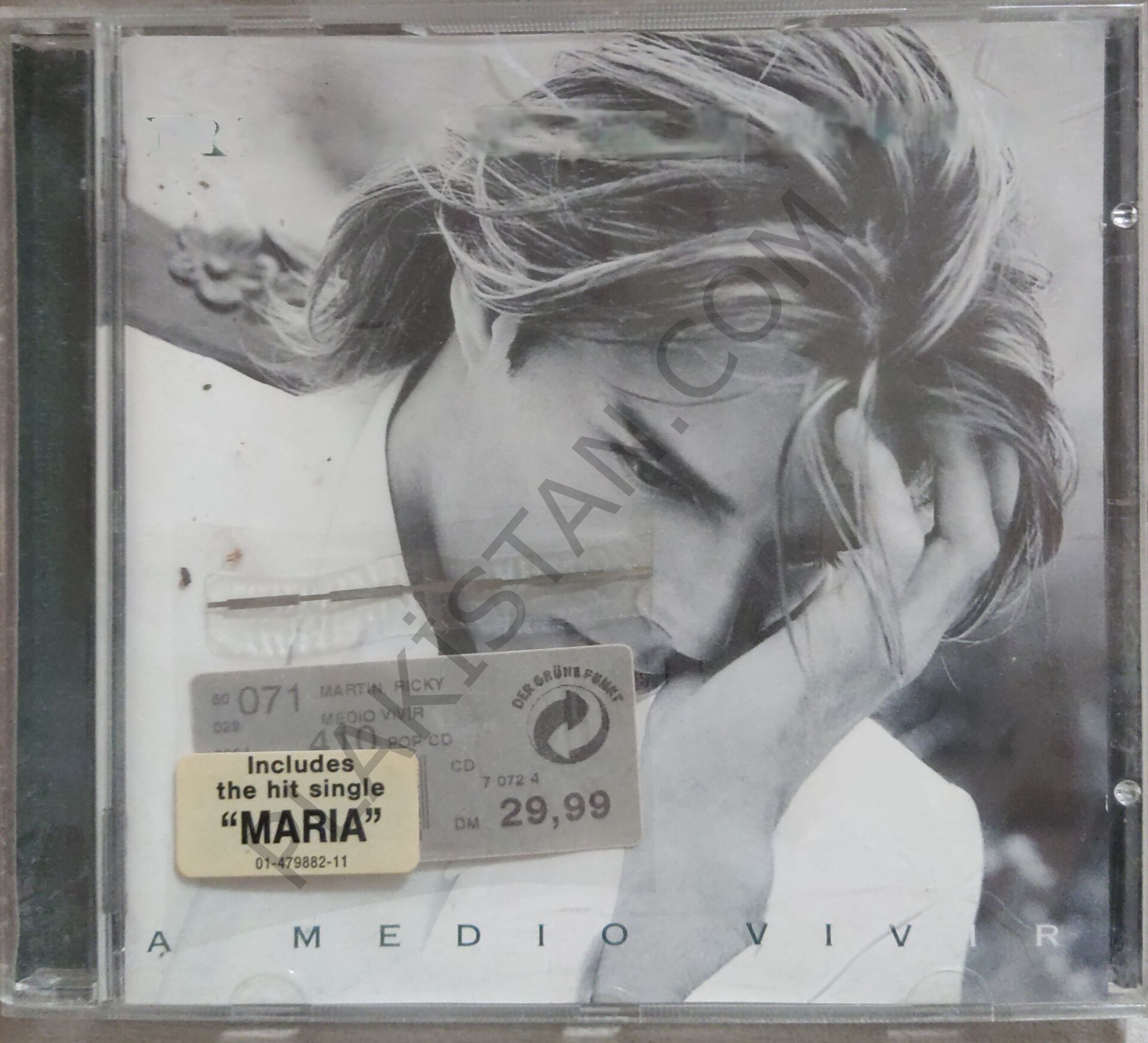 RICKY MARTIN - A MEDIO VIVIR CD