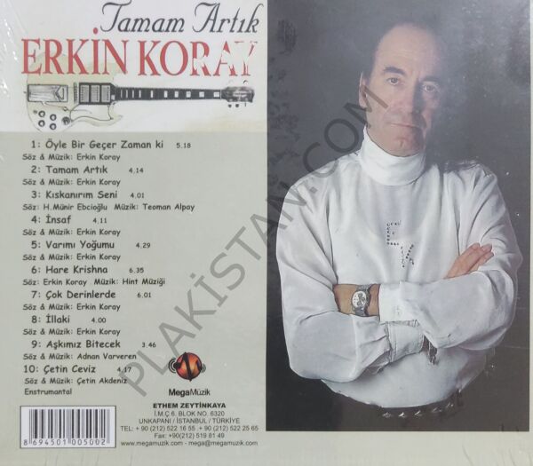 Erkin Koray – Tamam Artık CD