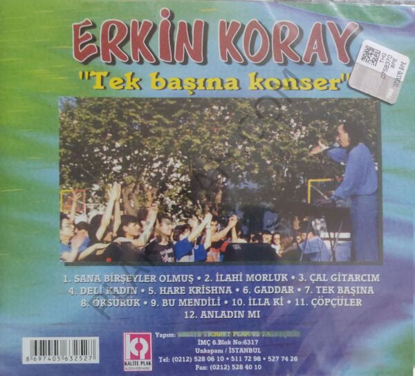 Erkin Koray – Tek Başına Konser CD