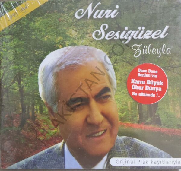 NURİ SESİGÜZEL - ZÜLEYHA - DANE DANE BENLERİ VAR - KARNI BÜYÜK OBUR DÜNYA - ORİJİNAL PLAK KAYITLARIYLA - AMBALAJLI - CD