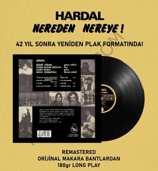 Hardal Nereden Nereye LP PLAK