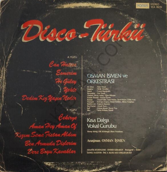 Disco Türkü LP PLAK