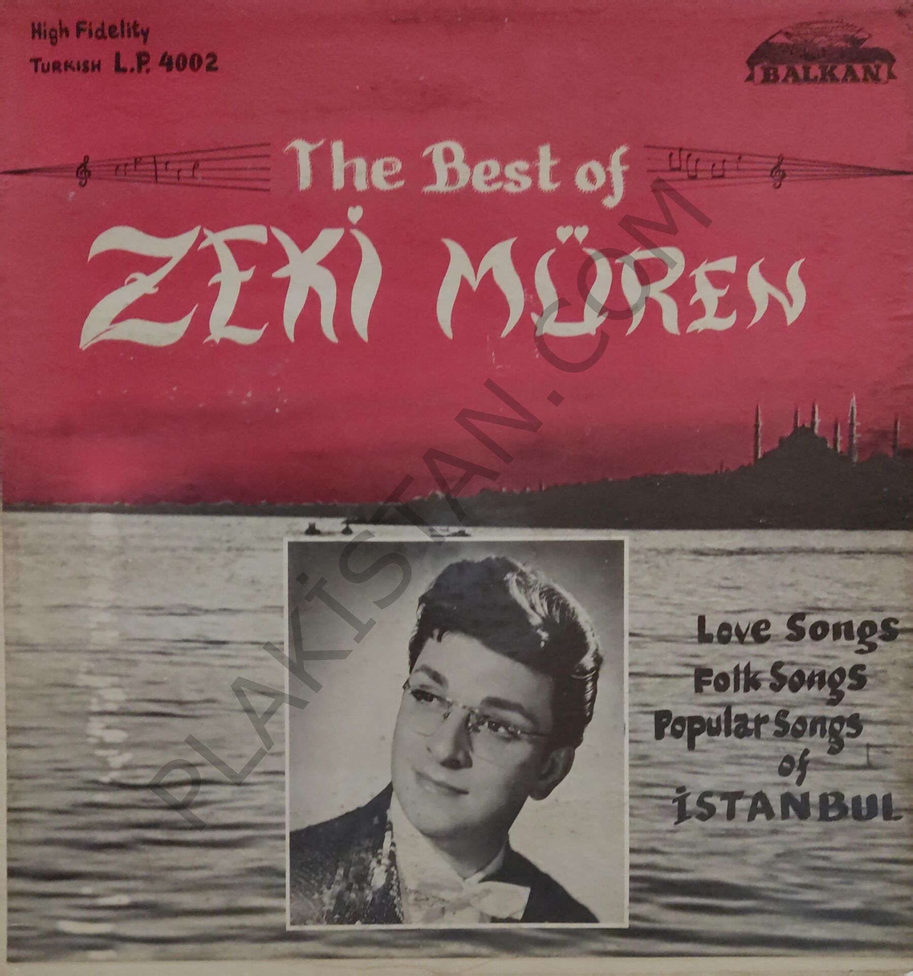 Zeki Müren & The Best Of & 1964 USA BASKI & LP PLAK