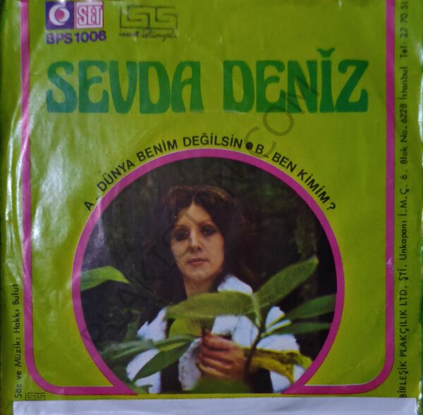 Sevda Deniz - Dünya benim değilsin 45 LİK PLAK