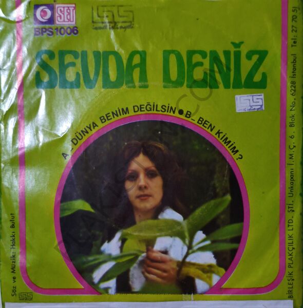 Sevda Deniz - Dünya benim değilsin 45 LİK PLAK