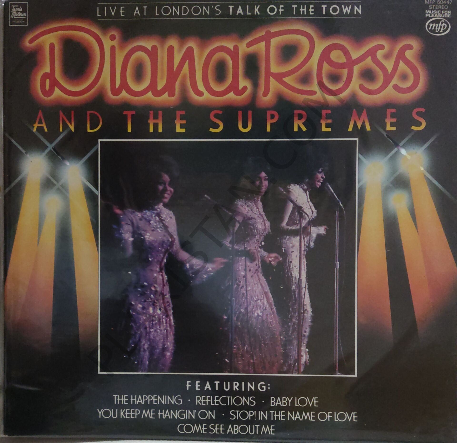 Diana Ross & The Supremes(Vinyl LP)Live At London's Talk Of The Town LP PLAK