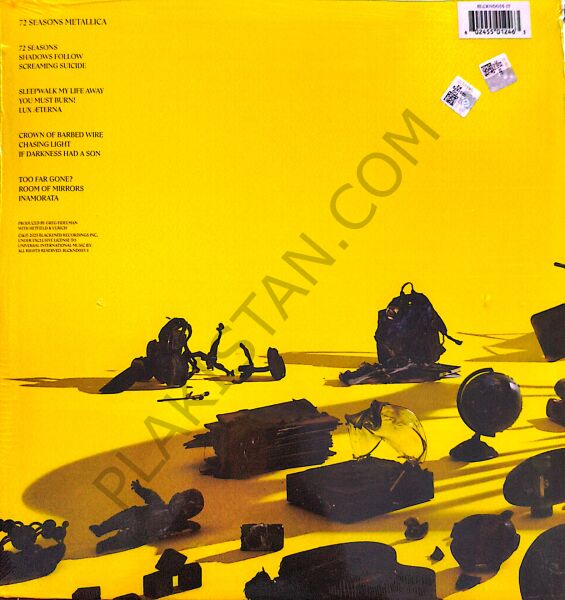 Metallica - 72 Seasons (Black) LP PLAK