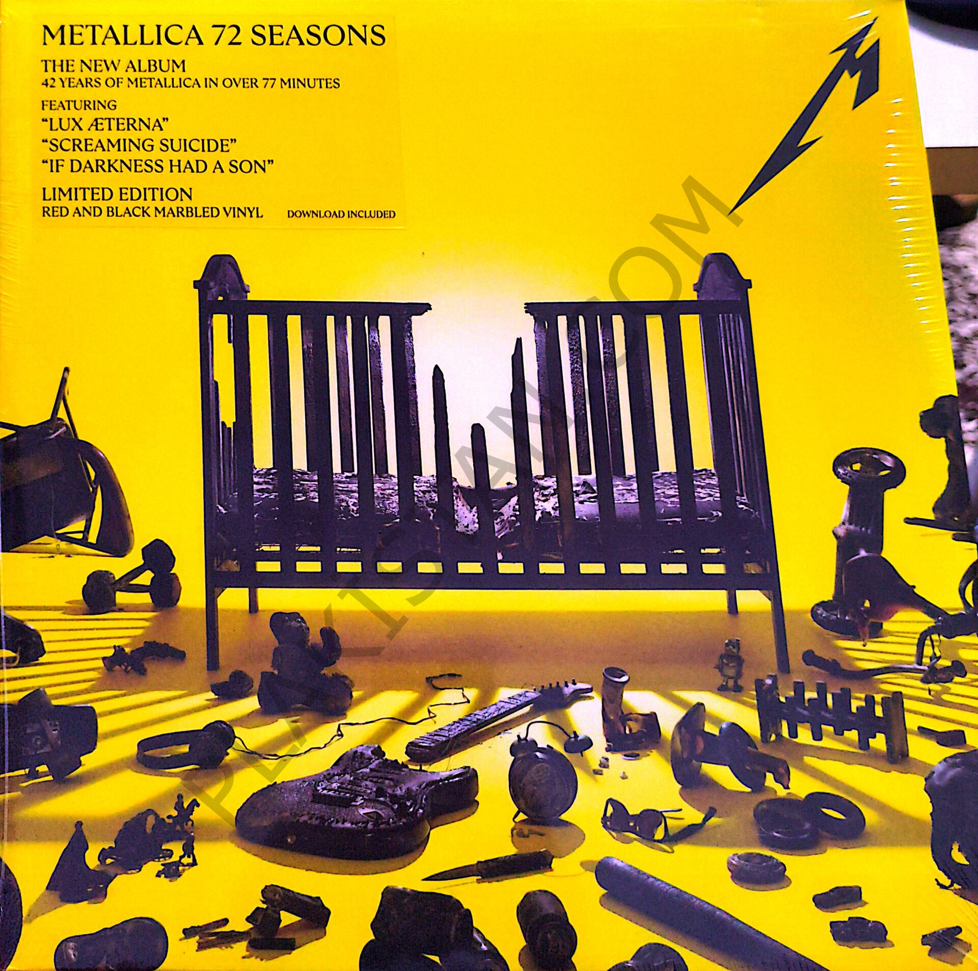 Metallica - 72 Seasons (Black) LP PLAK