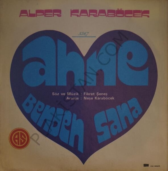 Alper Karaböcek Anne 45 LİK PLAK