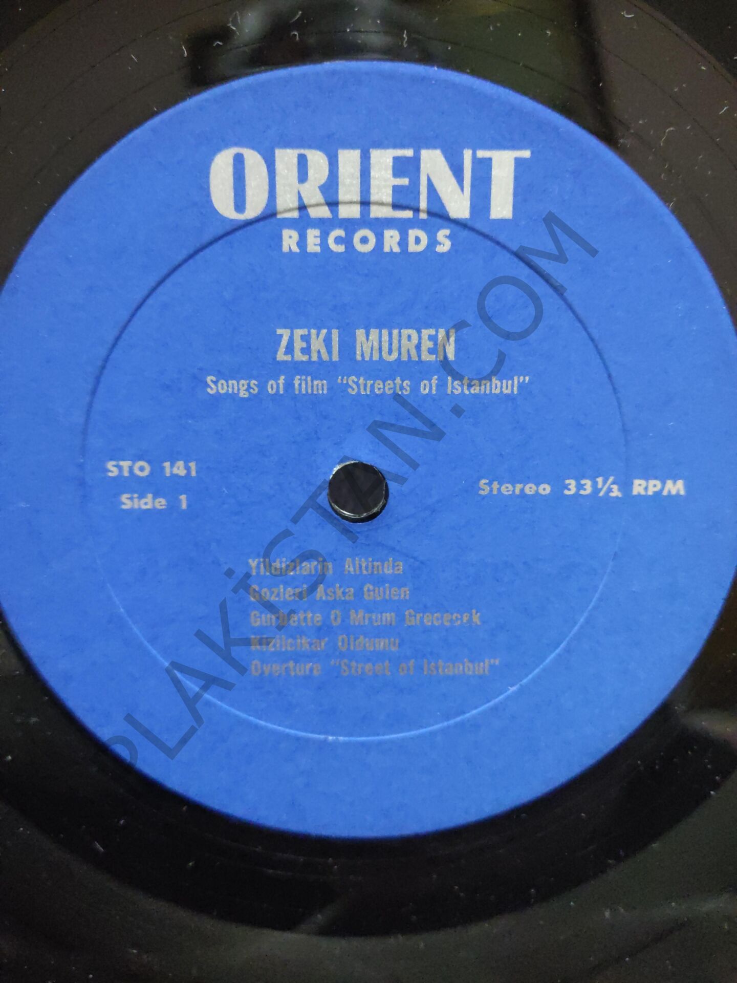 Zeki Müren - Nadir Amerikan Baskı - İstanbul Kaldırımları LP