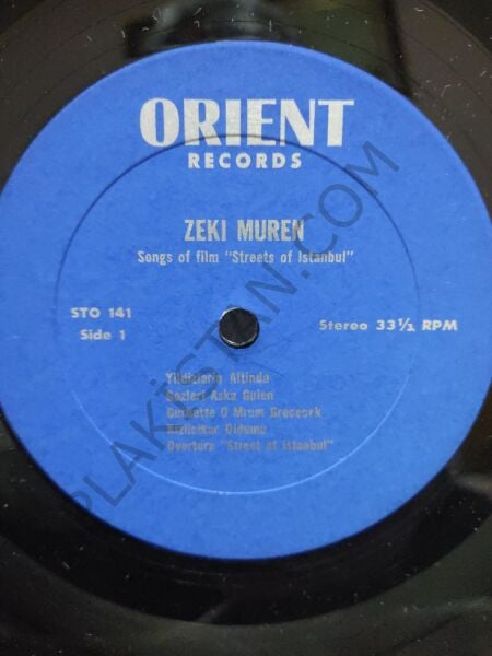 Zeki Müren - Nadir Amerikan Baskı - İstanbul Kaldırımları LP