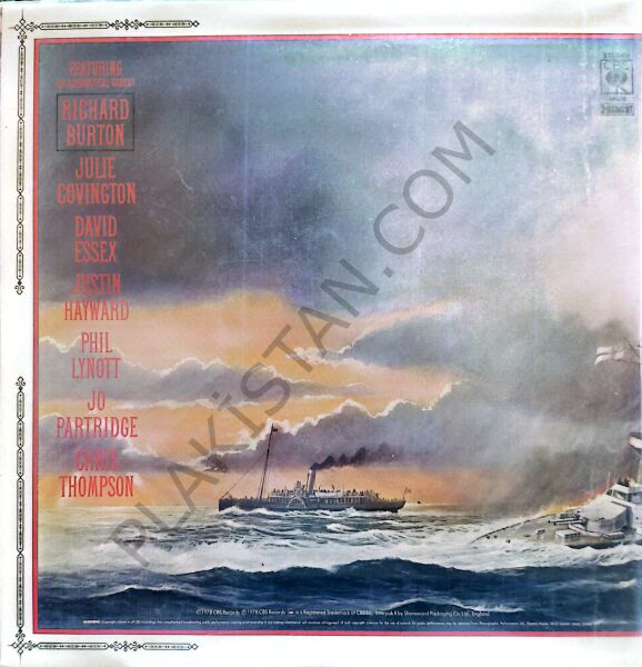 JEFF WAYNE - JEFF WAYNES MUSİCAL VERSİON OF THE WAR OF THE WORLDS LP PLAK