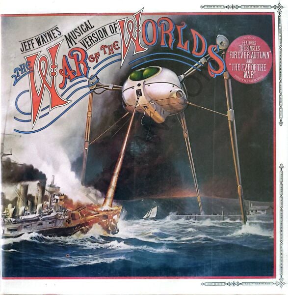 JEFF WAYNE - JEFF WAYNES MUSİCAL VERSİON OF THE WAR OF THE WORLDS LP PLAK