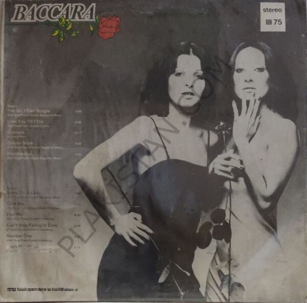 Baccara Yes Sir I Can Boogie LP PLAK