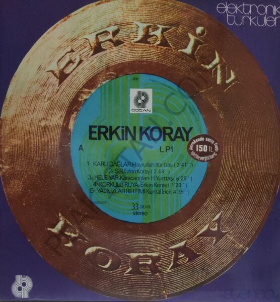 Erkin Koray - 1995 NEXSUS BASKI Elektronik Türküler LP