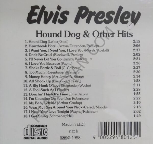 Elvis Presley – Hound Dog & Other Hits CD