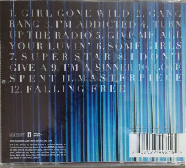 Madonna MDNA CD