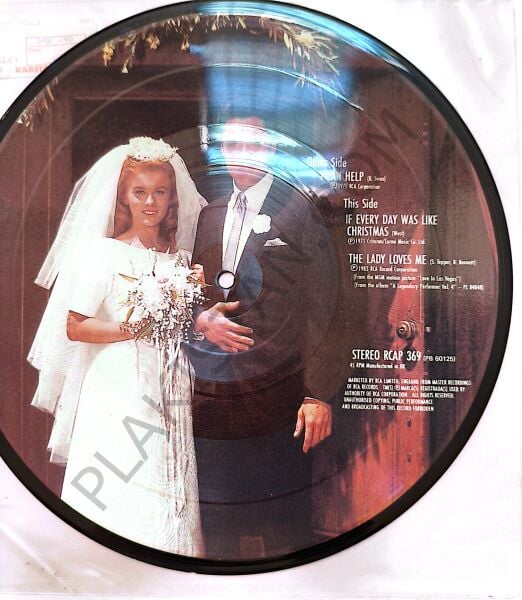 ELVIS PRESLEY 10'' UK IMPORT 45 RPM Vinyl Record I CAN HELP Picture Disc LP PLAK