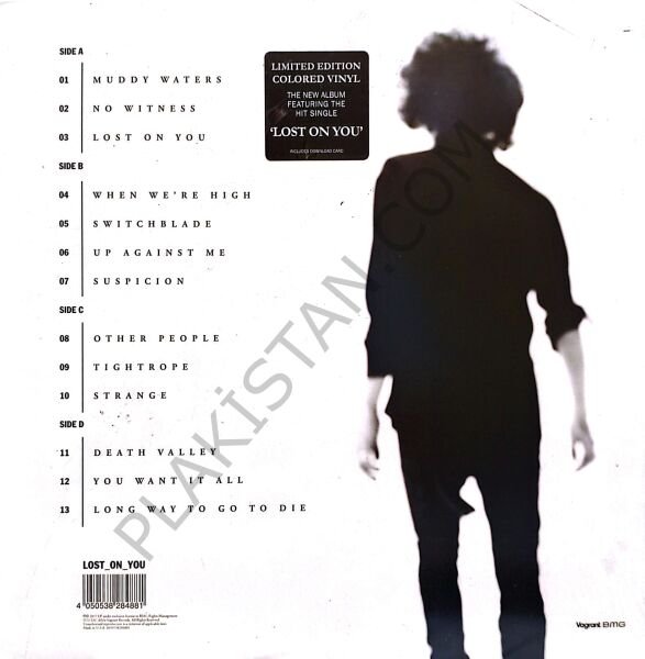 LOST ON YOU -RENKLİ  2 LP PLAK