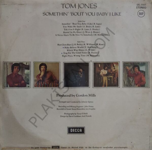 Tom Jones – Algo Tuyo Me Gusta Nena LP PLAK