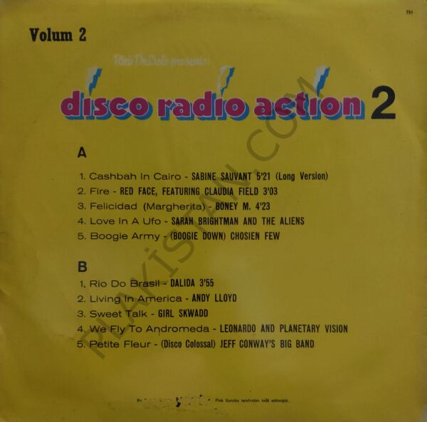 Rick DeLisle Presents: Disco Radio Action 2 LP PLAK