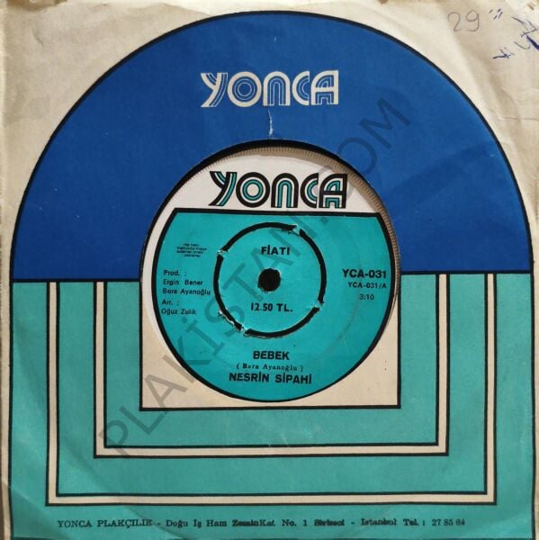 Nesrin Sipahi  Bebek 45 LİK PLAK