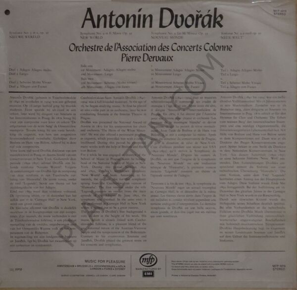Dvořák* - London Philharmonic Orchestra Conducted By Alexander Gibson – 'New World' Symphony / Carnival Overture LP PLAK