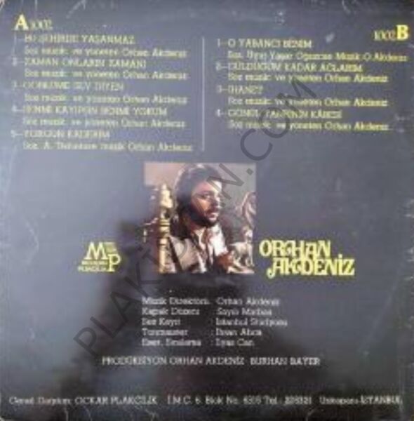 Orhan Akdeniz - Bu Şehirde Yaşanmaz LP