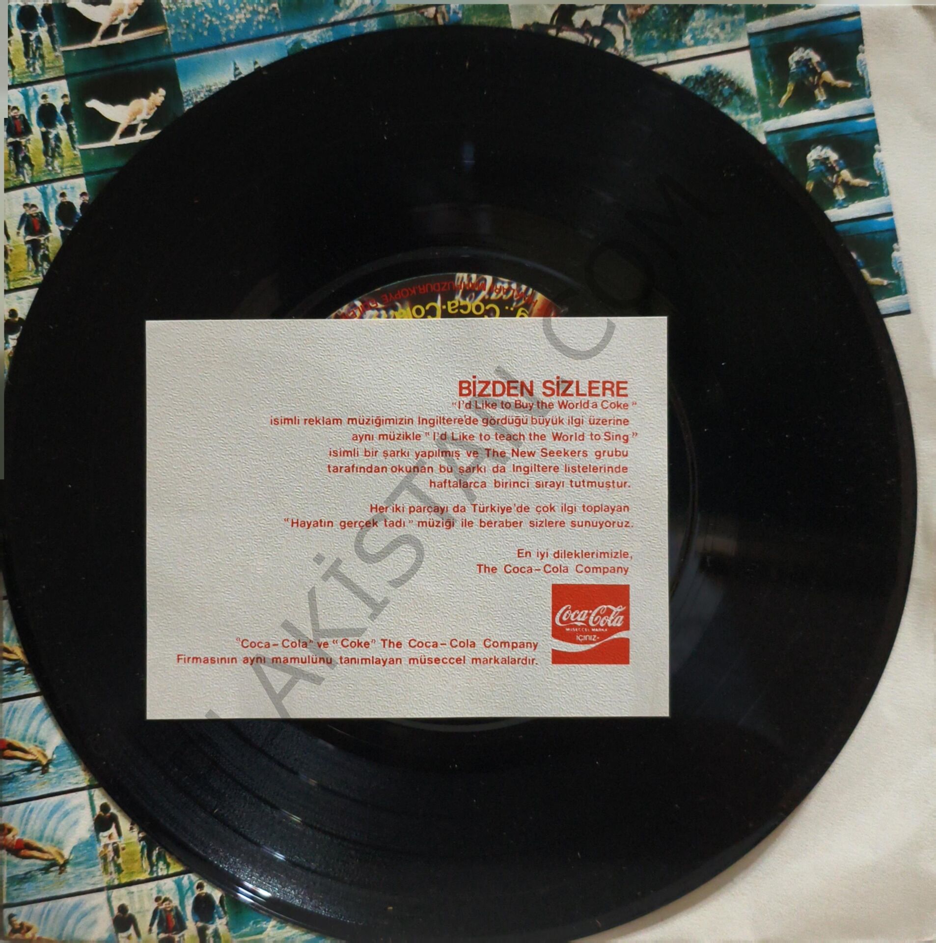Mehmet Taneri Coca Cola Hayatın gerçek tadı 45 LİK PLAK