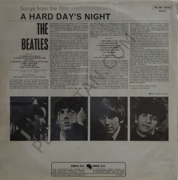 The Beatles – A Hard Day's Night LP PLAK